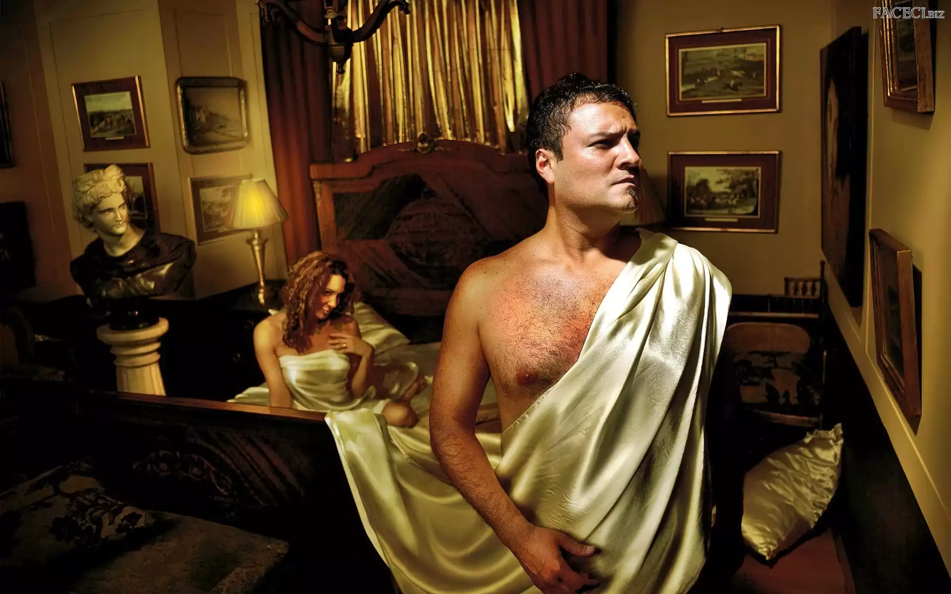 Pościel, Mężczyzna, Sypialnia, Kobieta