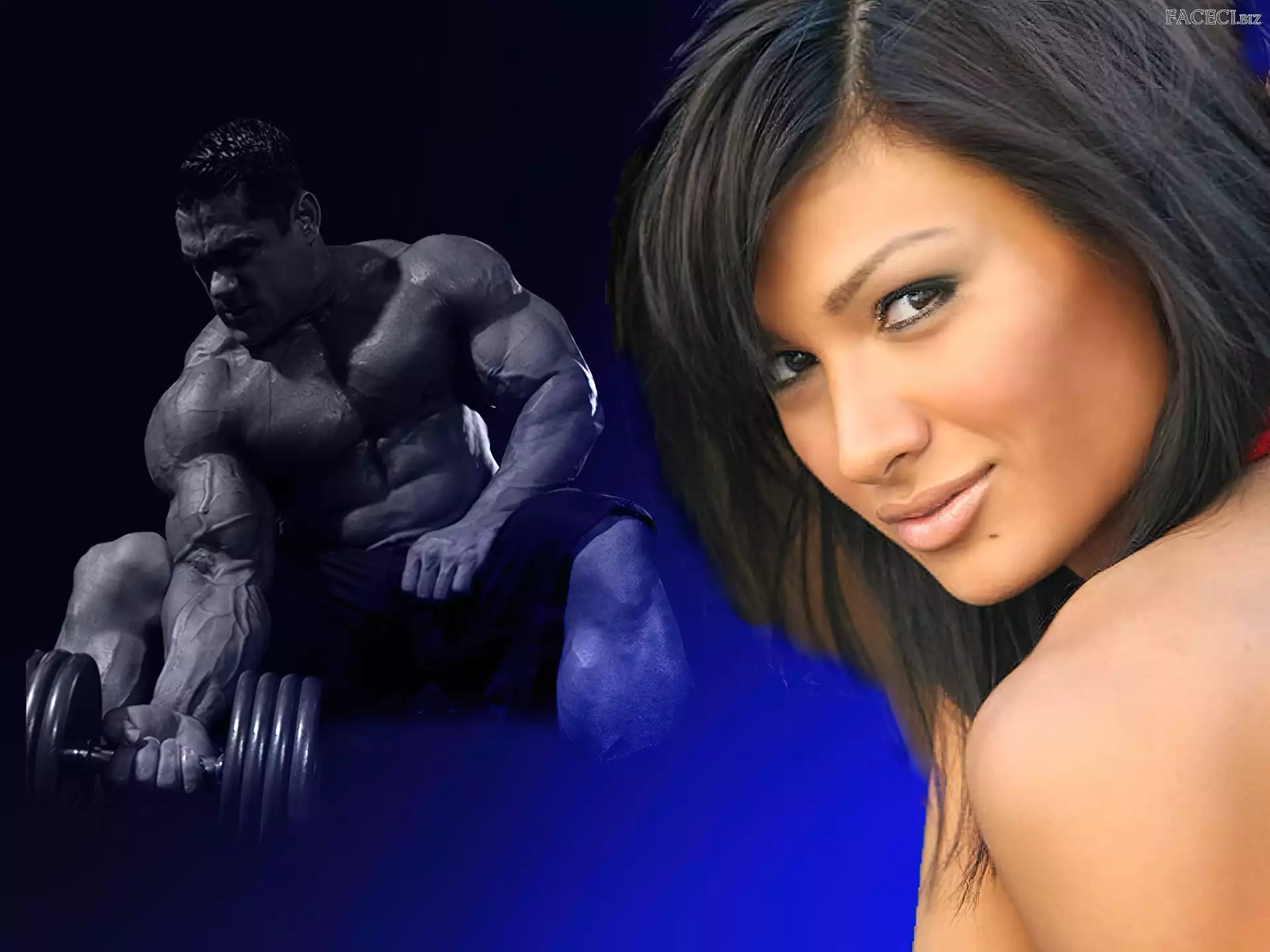 Twarz, Kulturystyka, Kobieta, Mężczyzna